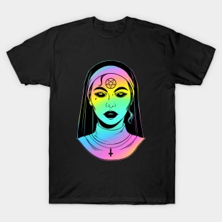 Satanic Nun. Bad Nun T-Shirt